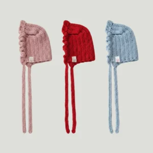 Petit Ruffle Crochet Bonnet