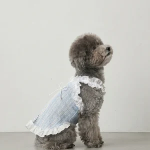 Cloud Blue petal Dress